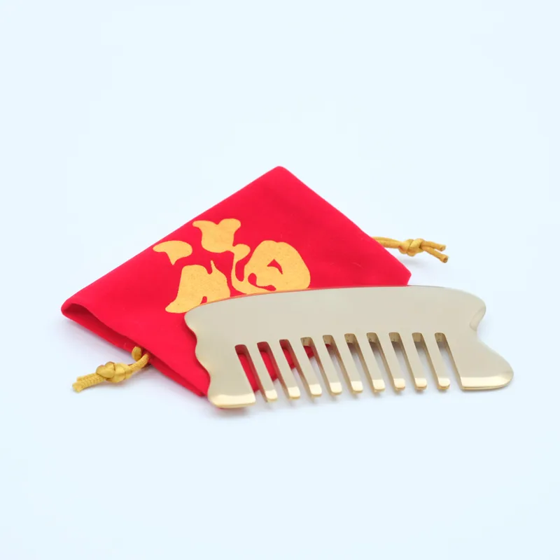 Guasha laiton peigne rectangle