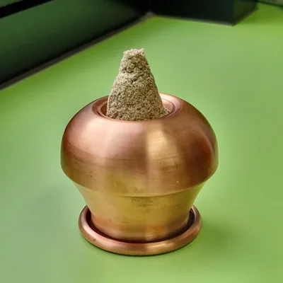 Vue 5 de Ventouse Mongole cuivre – Ø 6 cm