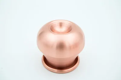 Vue 3 de Ventouse Mongole cuivre – Ø 6 cm