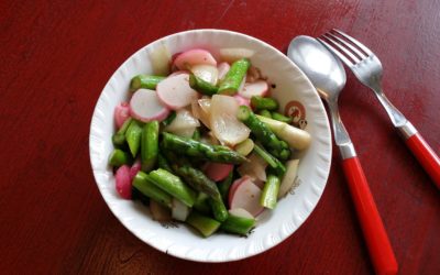 Recette printanière : salade d’asperges vertes