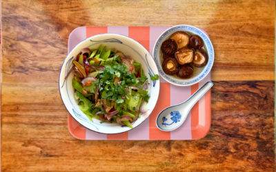 Recette de Printemps: Sauté de Céleri, Shiitake et oignon